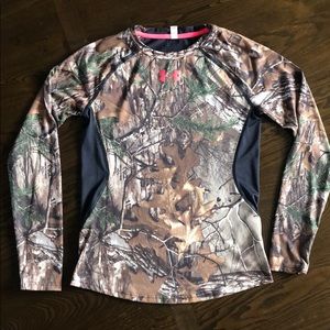 Under Armour Camo Long Sleeve Shirt Heat Gear